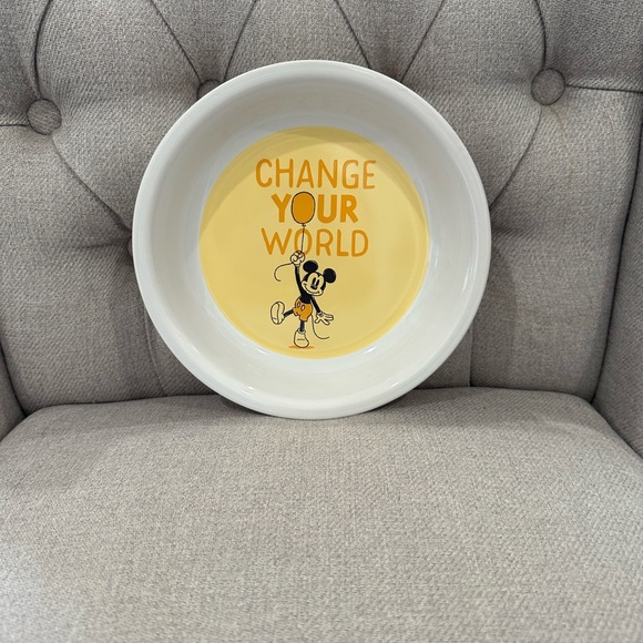 Disney Store Mickey Mouse Change Your World Pet Bowl *New with tags two avail - Picture 4 of 4